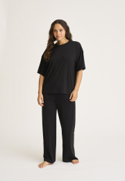 Oversize Tee | Bambusviskose | Sort -JBS of Denmark Women