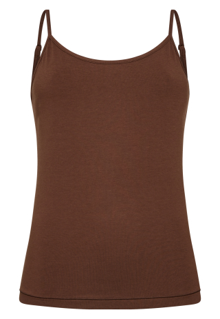 Stroptop |  Bambusviskose | Brun -JBS of Denmark Women