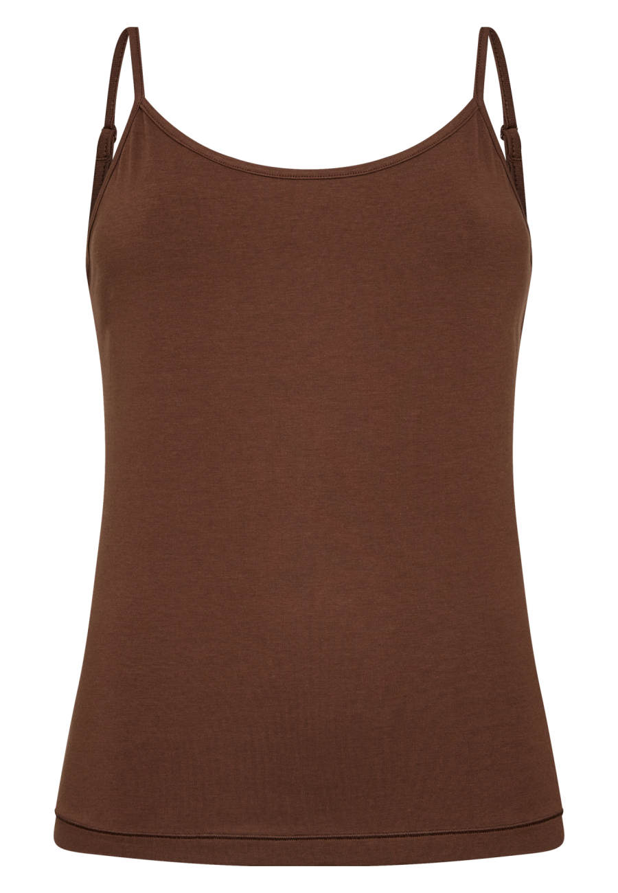 Stroptop |  Bambusviskose | Brun -JBS of Denmark Women