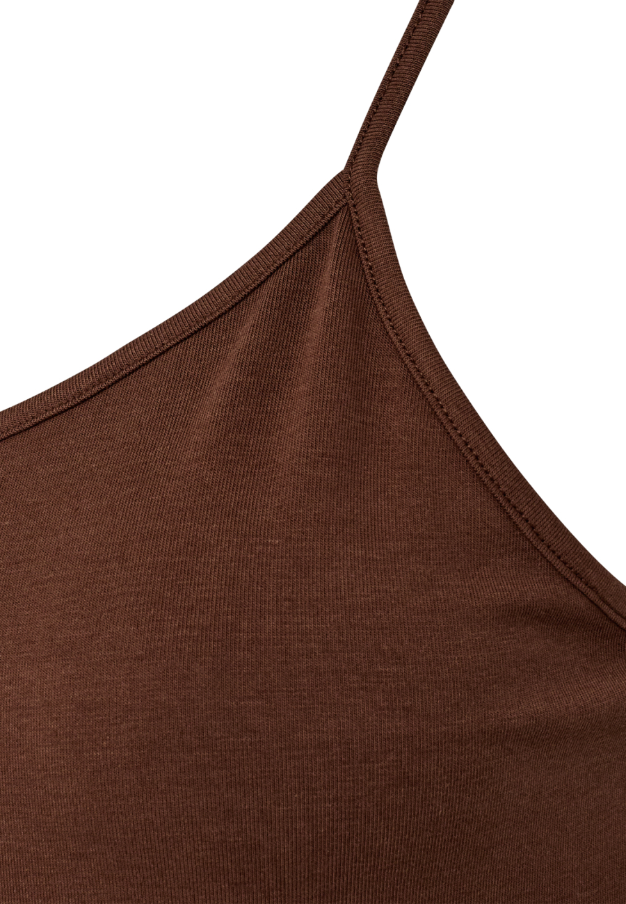 Stroptop |  Bambusviskose | Brun -JBS of Denmark Women