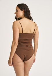 Stroptop |  Bambusviskose | Brun -JBS of Denmark Women