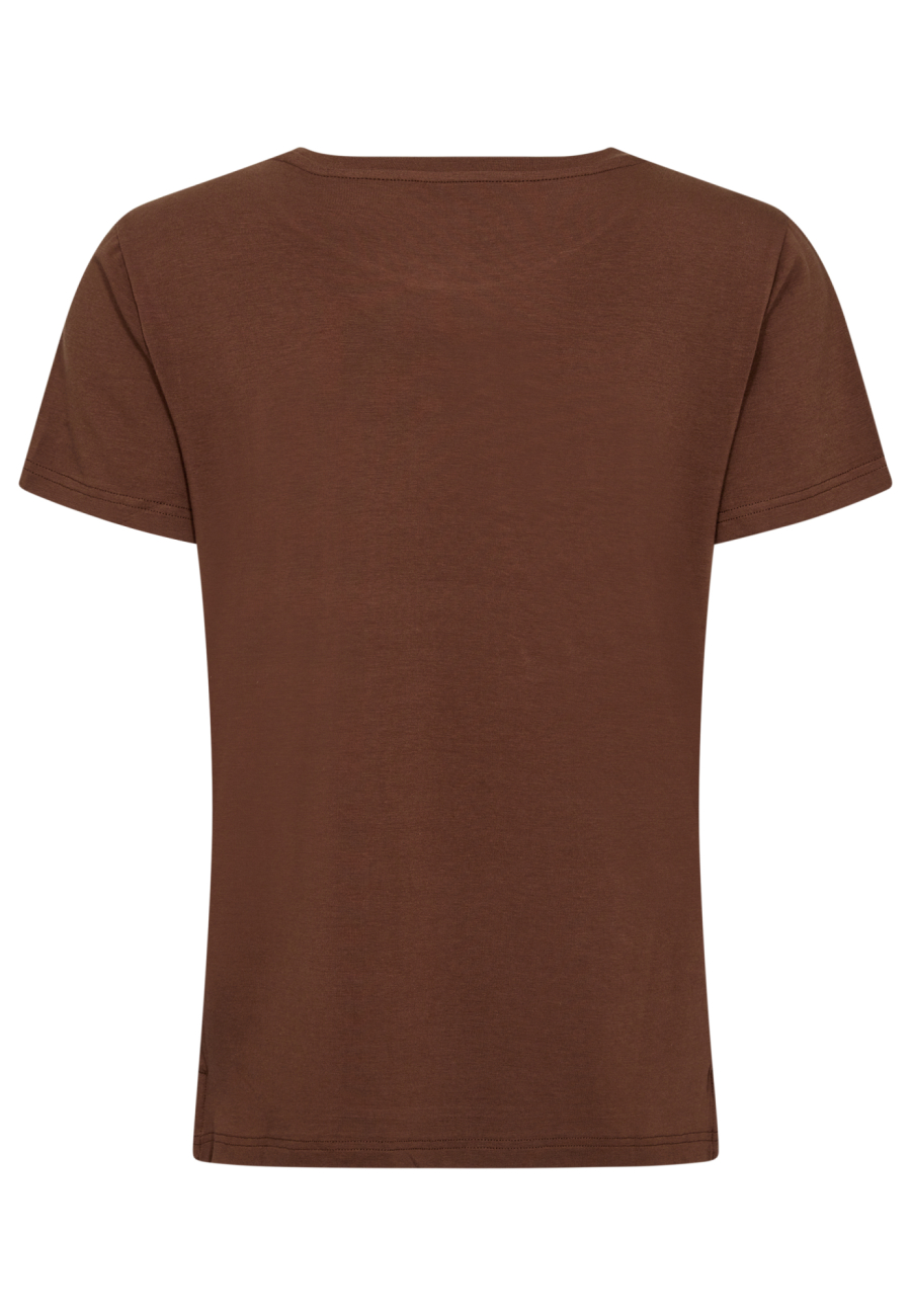 T-shirt |  Bambusviskose | Brun -JBS of Denmark Women