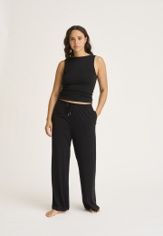 Bukser "lige ben" | Bambusviskose | Sort -JBS of Denmark Women