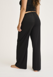 Bukser "lige ben" | Bambusviskose | Sort -JBS of Denmark Women