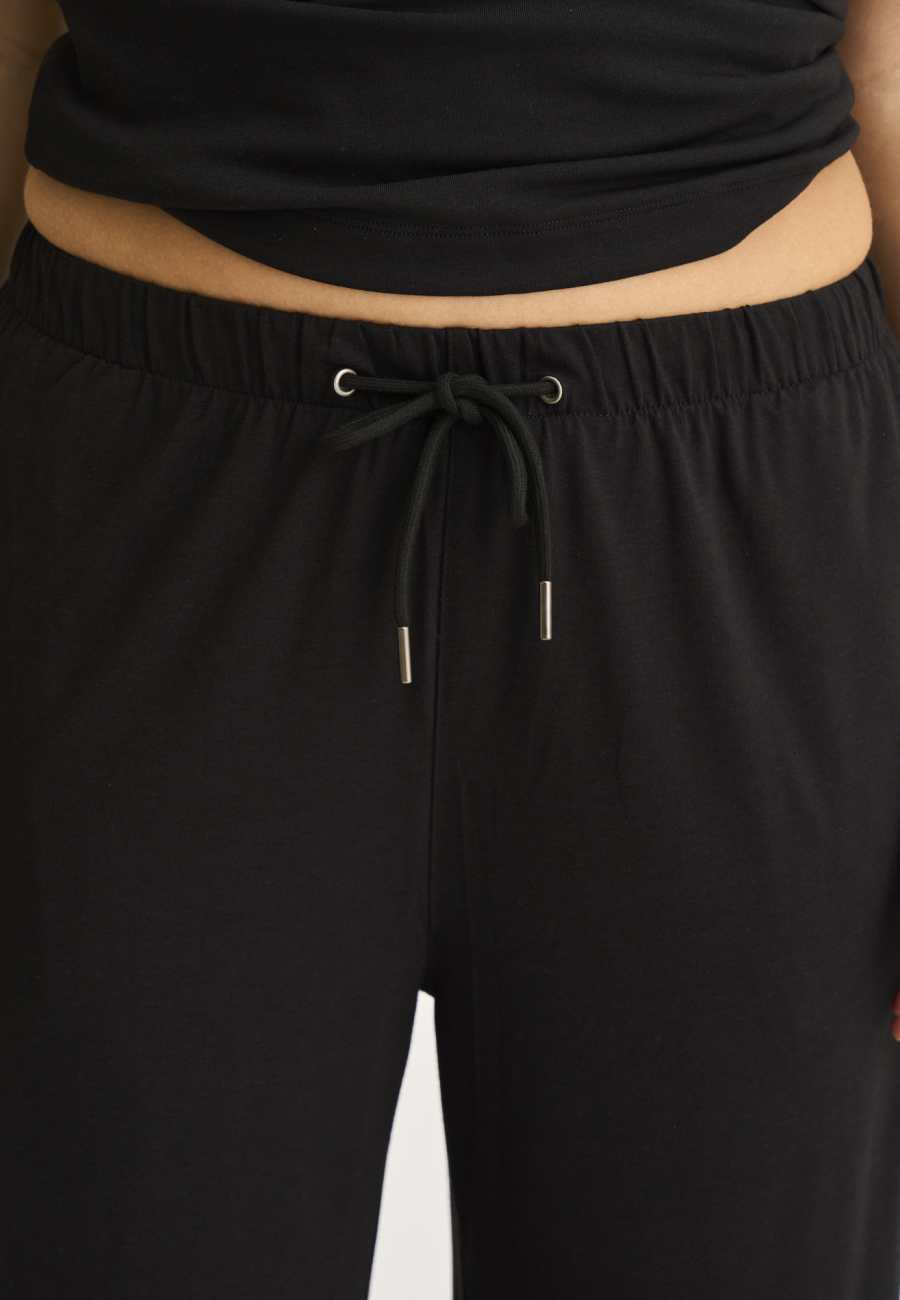 Bukser "lige ben" | Bambusviskose | Sort -JBS of Denmark Women