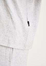 Oversize Tee | Bambusviskose | Lys grå melange -JBS of Denmark Women