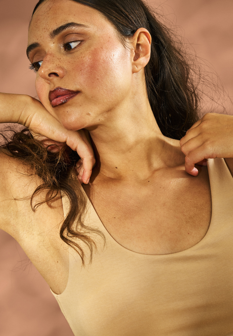 Tanktop |  Bambusviskose | Nude -JBS of Denmark Women