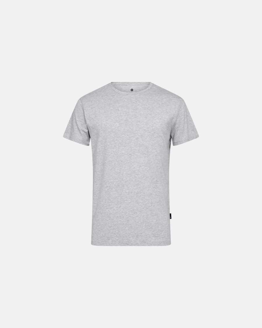 T-shirt O-neck | Bambusviskose | Lys grå melange -JBS of Denmark Men
