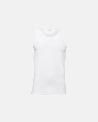 Tanktop (singlet) | Bambusviskose | Hvid -JBS of Denmark Men