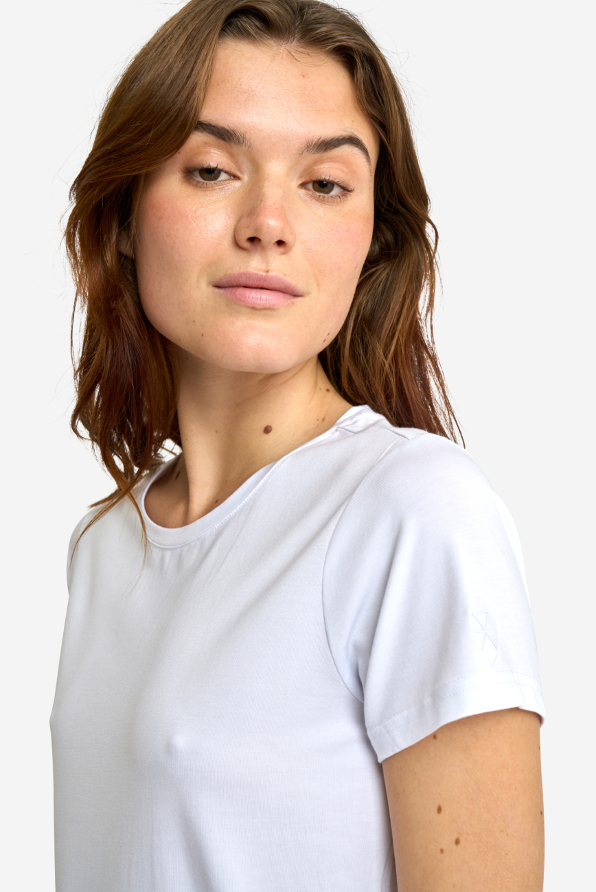 T-shirt |  Bambusviskose | Hvid -JBS of Denmark Women