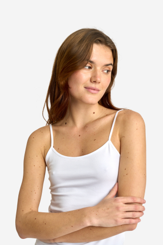 Stroptop |  Bambusviskose | Hvid -JBS of Denmark Women