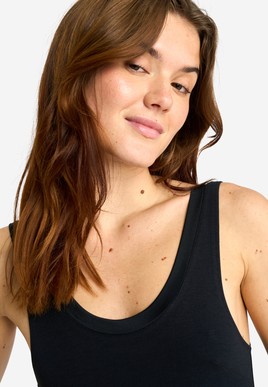 BH-top | Økologisk bambusviskose | Sort -JBS of Denmark Women