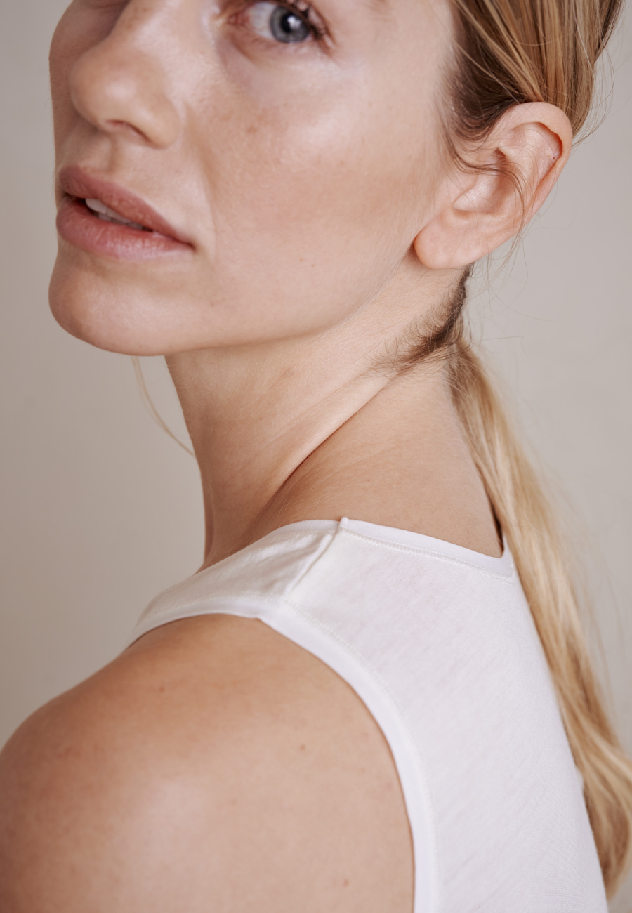 Tanktop | 100% uld | Ivory -JBS of Denmark Women