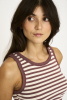 Rib tanktop | Bambusviskose | Rosa stribet -JBS of Denmark Women
