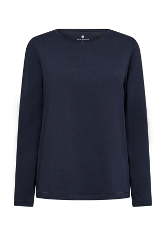 Langærmet t-shirt | Bambusviskose | Navy -JBS of Denmark Women