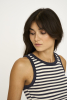 Rib tanktop | Bambusviskose | Blåstribet -JBS of Denmark Women