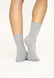 Ankelstrømpe | Bambusviskose | Grå -JBS of Denmark Women