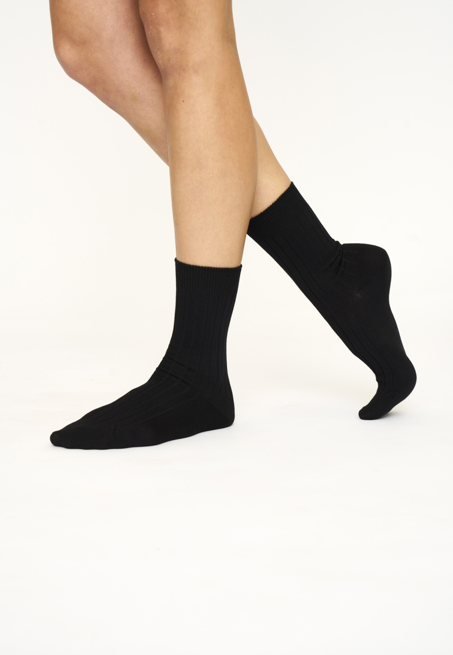 Ankelstrømpe | Bambusviskose | Sort -JBS of Denmark Women