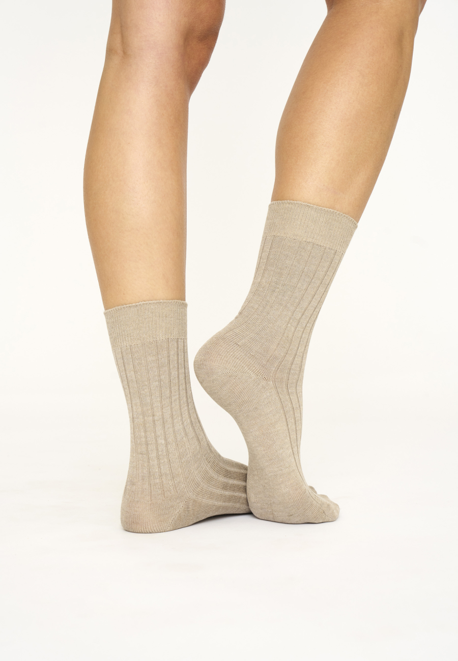 Ankelstrømpe | Bambusviskose | Sand -JBS of Denmark Women