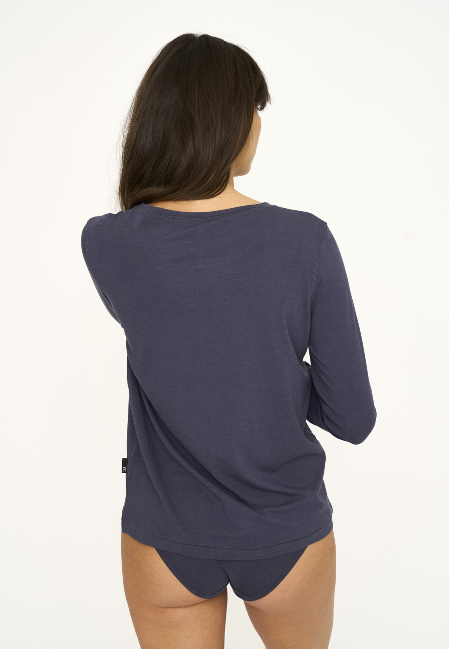 Langærmet t-shirt | Bambusviskose | Lavendel -JBS of Denmark Women
