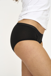 Hipster - Absorbent 50 ml | Bambusviskose | Sort -JBS of Denmark Women