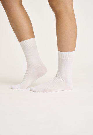 Ankelstrømpe | Bambusviskose | Hvid -JBS of Denmark Women