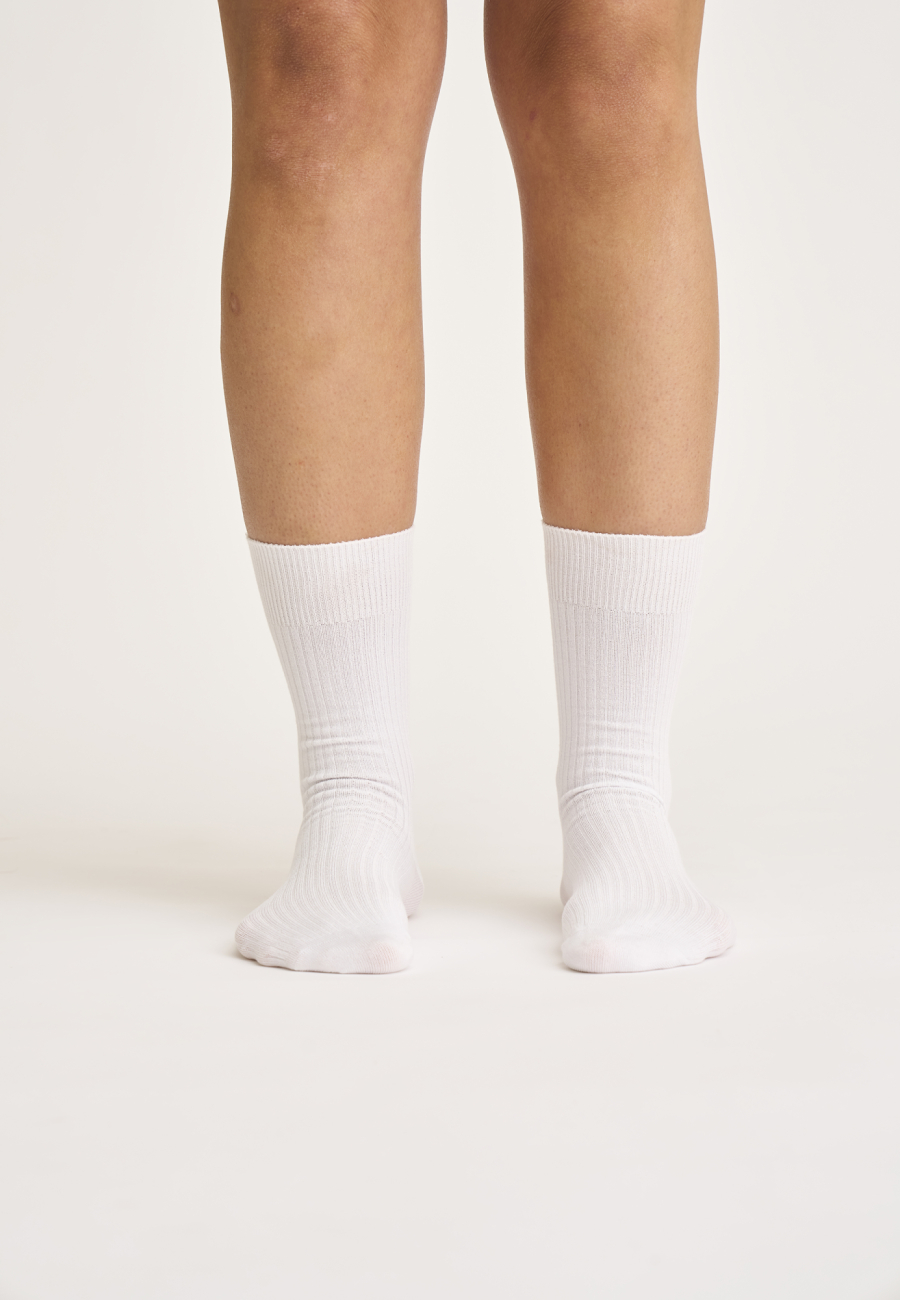 Ankelstrømpe | Bambusviskose | Hvid -JBS of Denmark Women