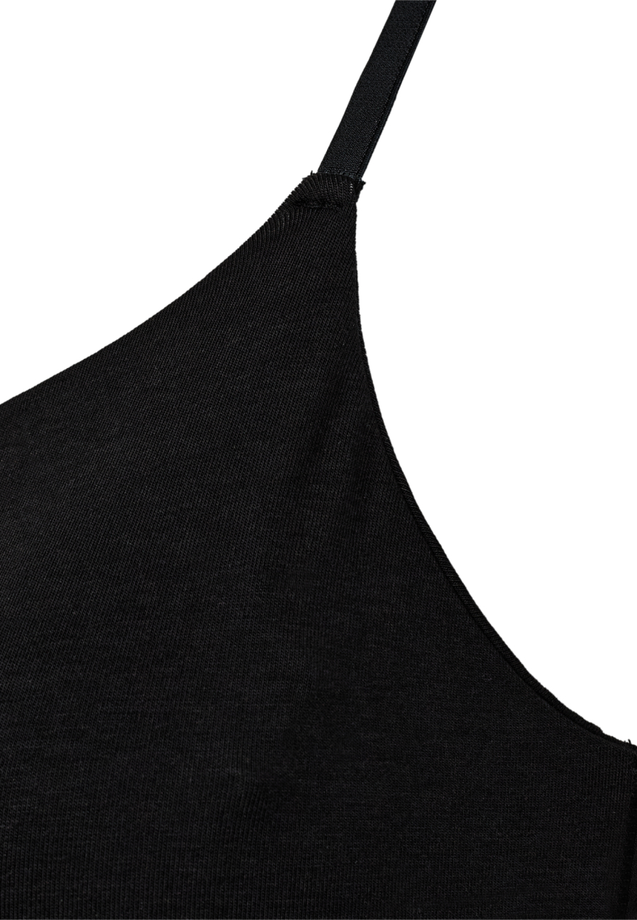 Stroptop m. support | Bambusviskose | Sort -JBS of Denmark Women