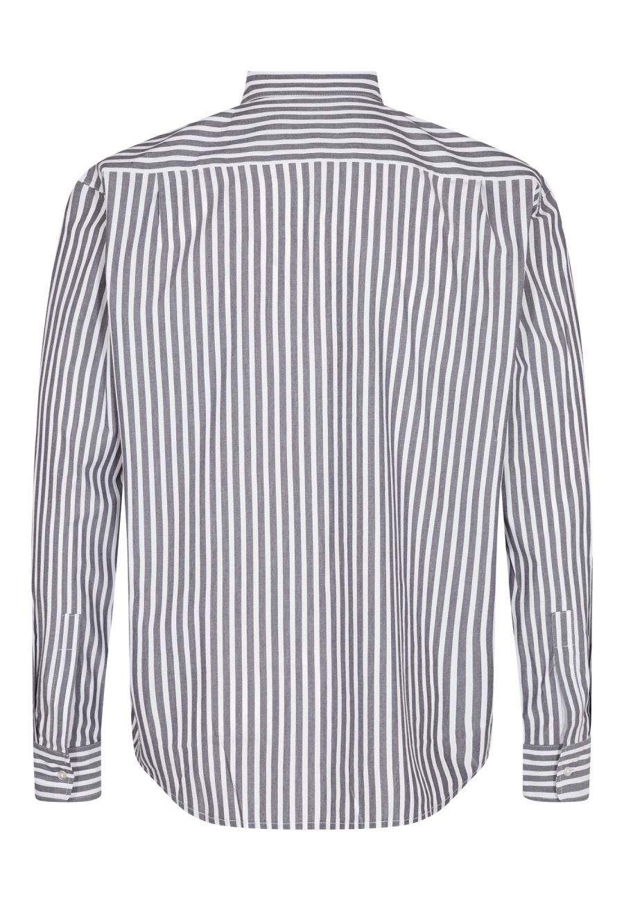 Pyjamasskjorte, Økologisk bomuld, Grå