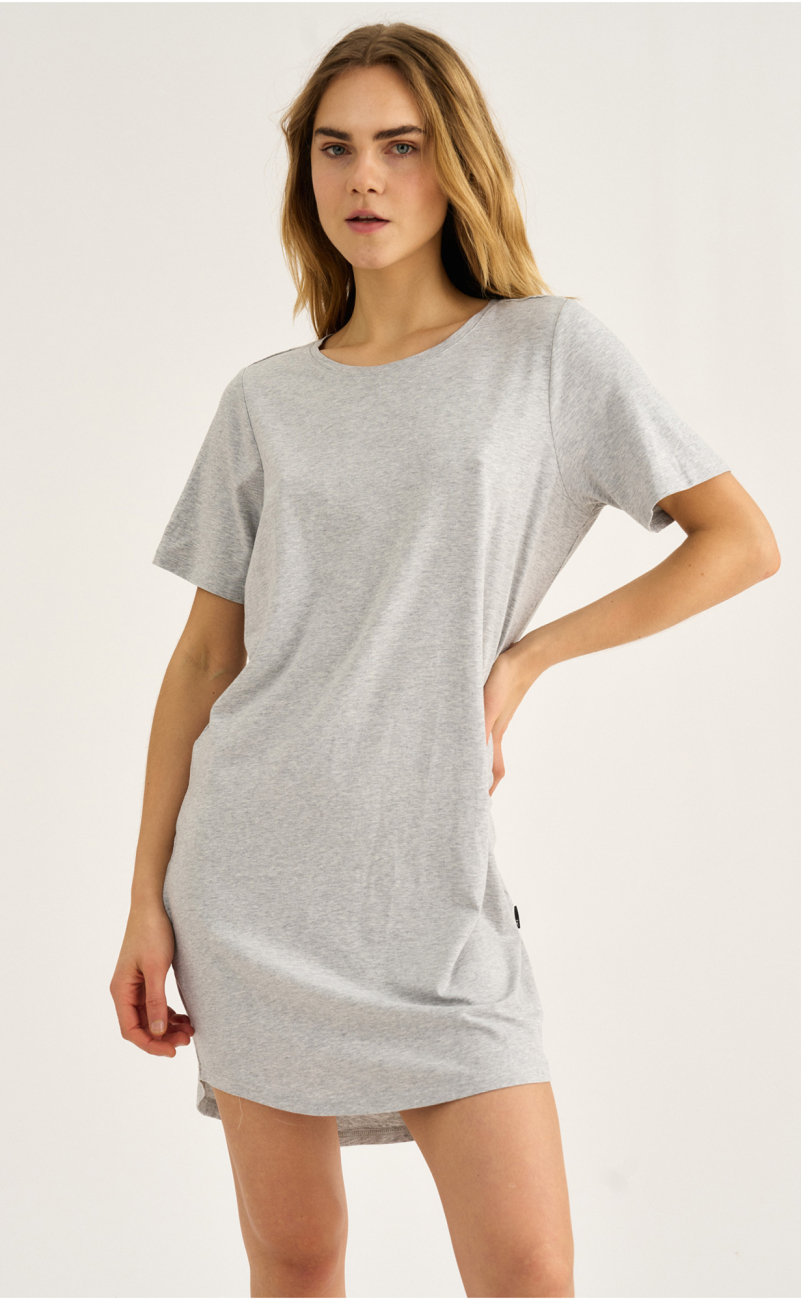 Big shirt |  Bambusviskose | Grå -JBS of Denmark Women