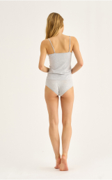 Stroptop |  Bambusviskose | Grå -JBS of Denmark Women