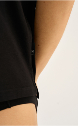 T-shirt v-hals | Bambusviskose | Sort -JBS of Denmark Women