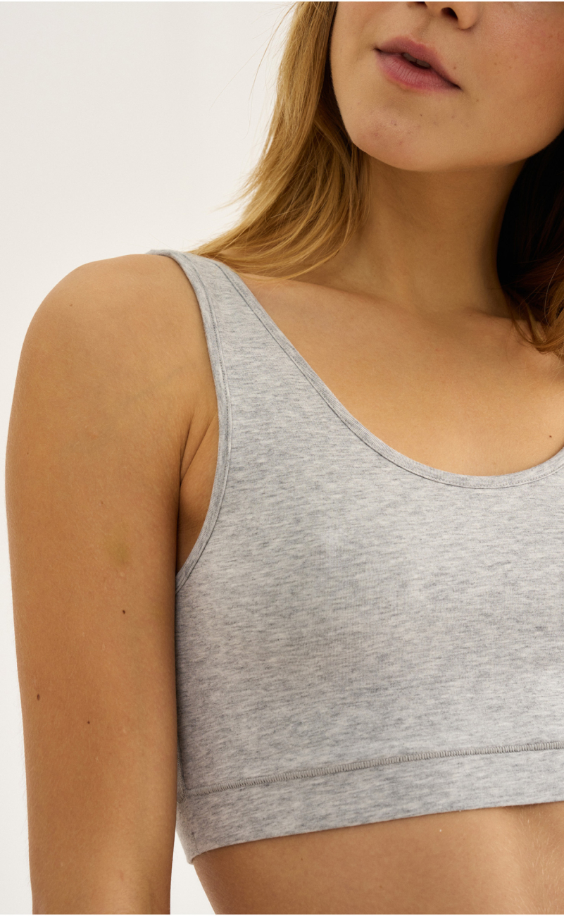 BH-top |  Bambusviskose | Grå -JBS of Denmark Women