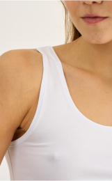 Tanktop |  Bambusviskose | Hvid -JBS of Denmark Women