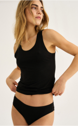 Tanktop |  Bambusviskose | Sort -JBS of Denmark Women