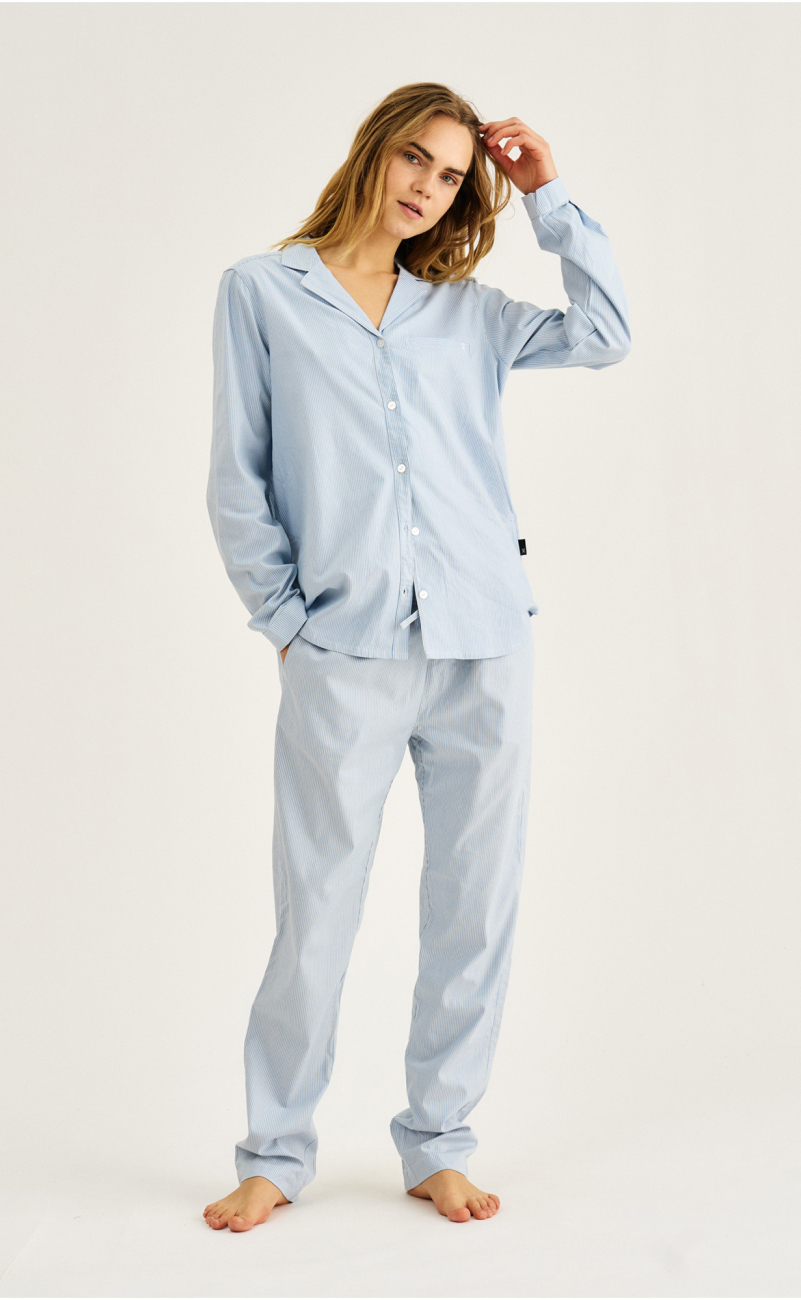 Pyjamasbukser | Bambusviskose | Blåstribet -JBS of Denmark Women