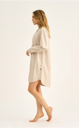 Natkjole | Bambusviskose | Sand -JBS of Denmark Women