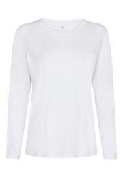 Langærmet t-shirt | Bambusviskose | Hvid -JBS of Denmark Women