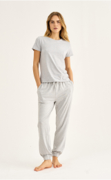 Bukser | Bambusviskose | Grå -JBS of Denmark Women