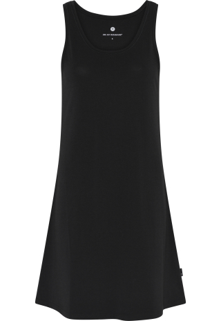 Kjole med brede stropper | Bambusviskose | Sort -JBS of Denmark Women