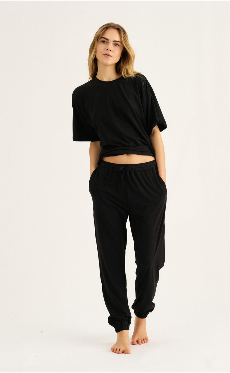 Bukser | Bambusviskose | Sort -JBS of Denmark Women