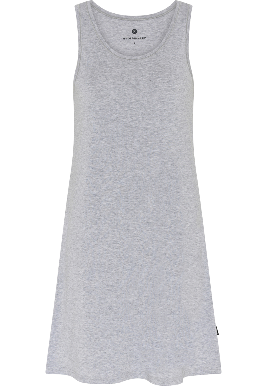 Kjole med brede stropper | Bambusviskose | Grå -JBS of Denmark Women
