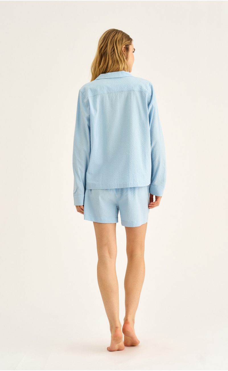 Pyjamasshorts | Bambusviskose | Lys blå -JBS of Denmark Women