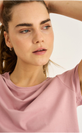 T-shirt |  Bambusviskose | Rosa -JBS of Denmark Women