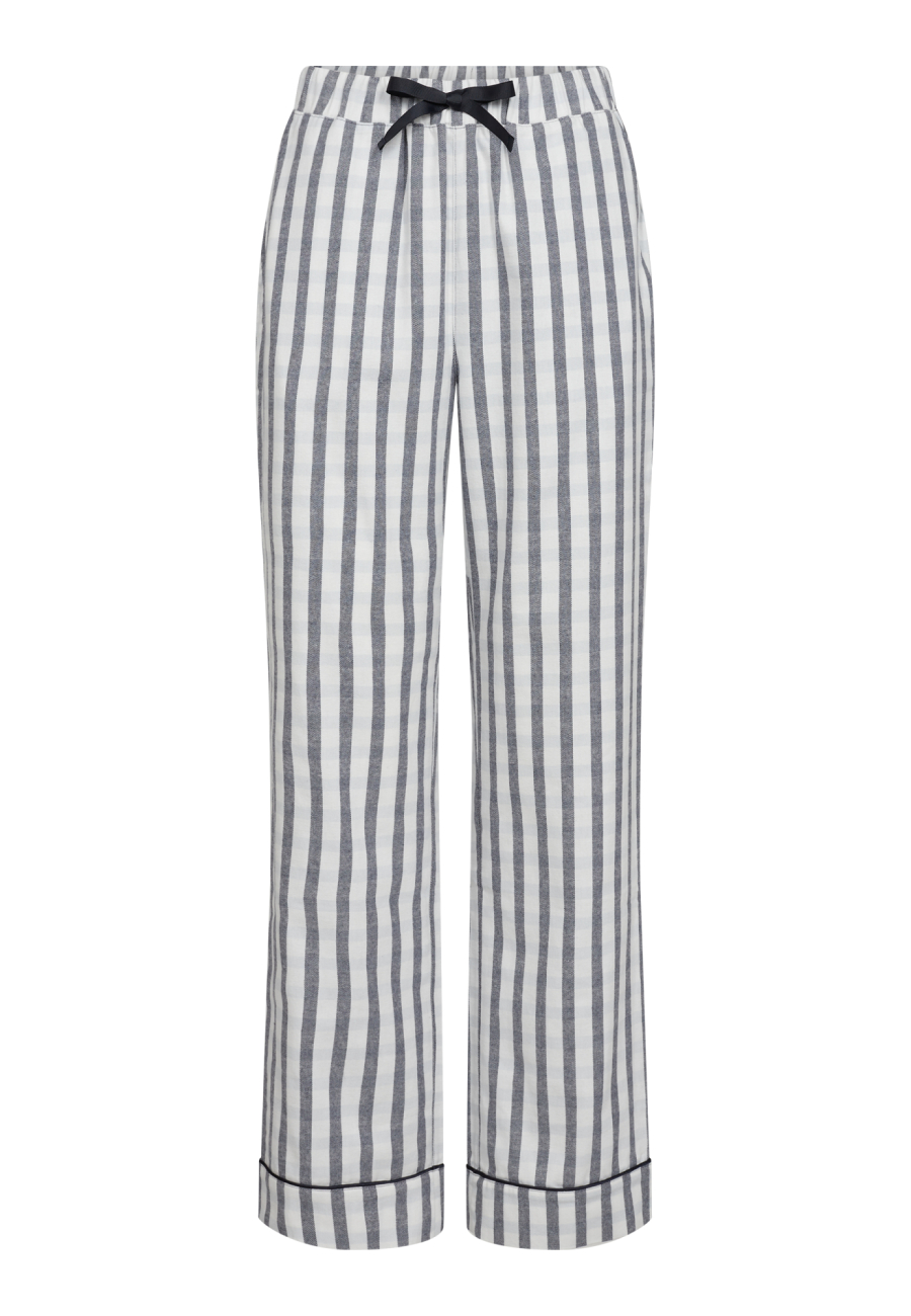 Pyjamasbukser | 100% økologisk bomuld | Navy stribet -JBS of Denmark Women
