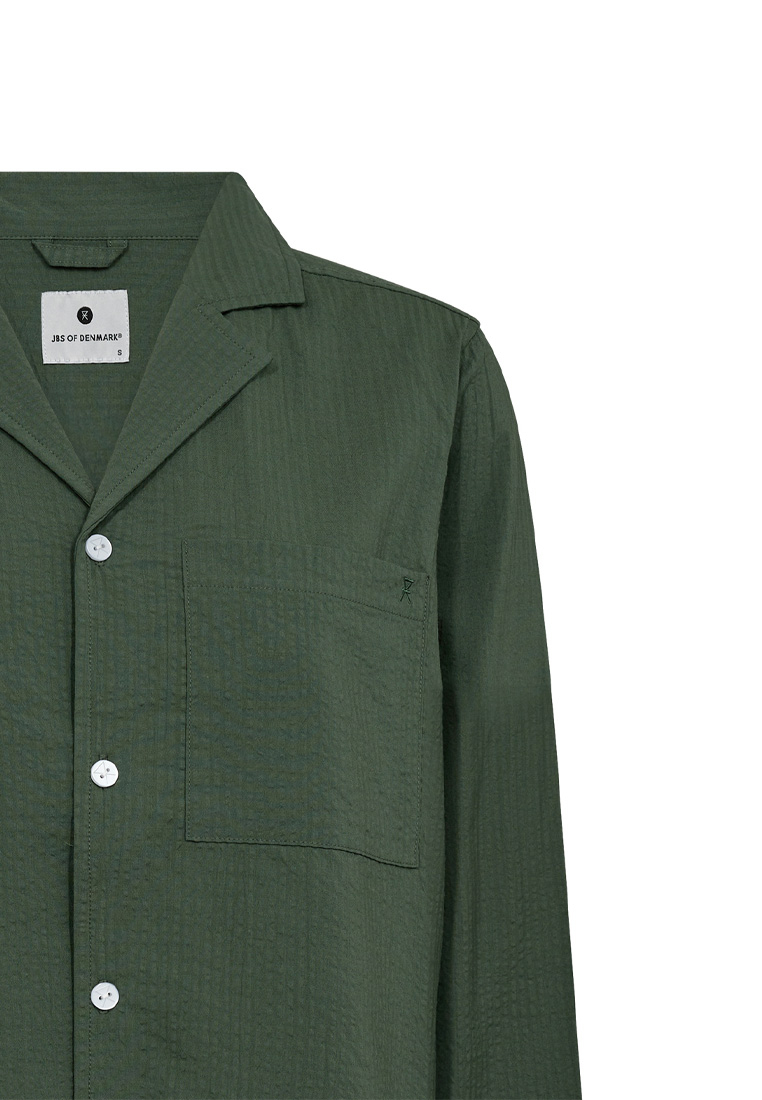 Pyjamasskjorte | Bambusviskose | Grøn -JBS of Denmark Women