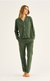 Pyjamasbukser | Bambusviskose | Grøn -JBS of Denmark Women