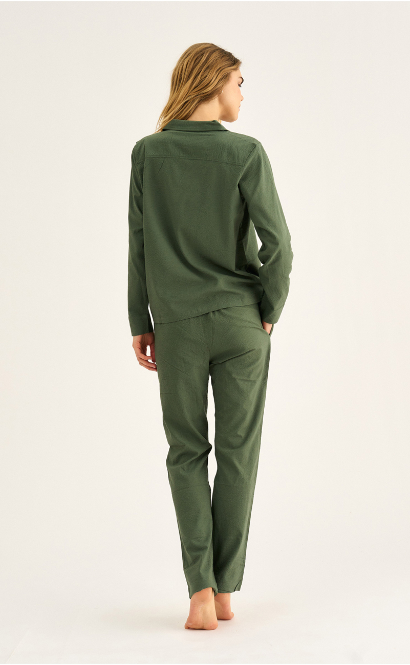 Pyjamasbukser | Bambusviskose | Grøn -JBS of Denmark Women