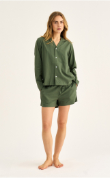 Pyjamasshorts | Bambusviskose | Grøn -JBS of Denmark Women