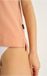 T-shirt |  Bambusviskose | Fersken -JBS of Denmark Women